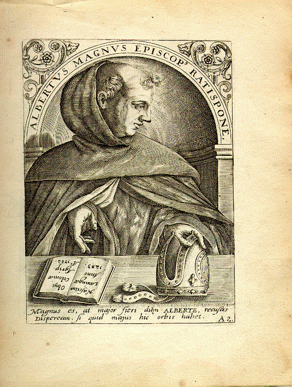 Albertus <Magnus> (Graf von Bollstädt, 1193-1280); Naturforscher, Philosoph, Theologe = A2 (s.a. Eee2)