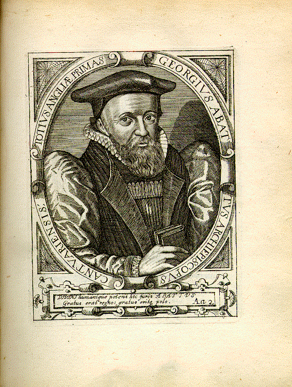 Abbot, George (1562-1633); Erzbischof, Schriftsteller = Aa2