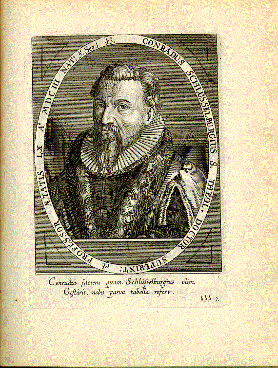 Schlüsselburg, Konrad (1543-1619); Theologe, Superintendent = bbb2
