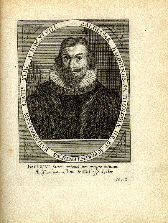 Balduin, Balthasar (1605-1652); Theologe, Superintendent = ccc2