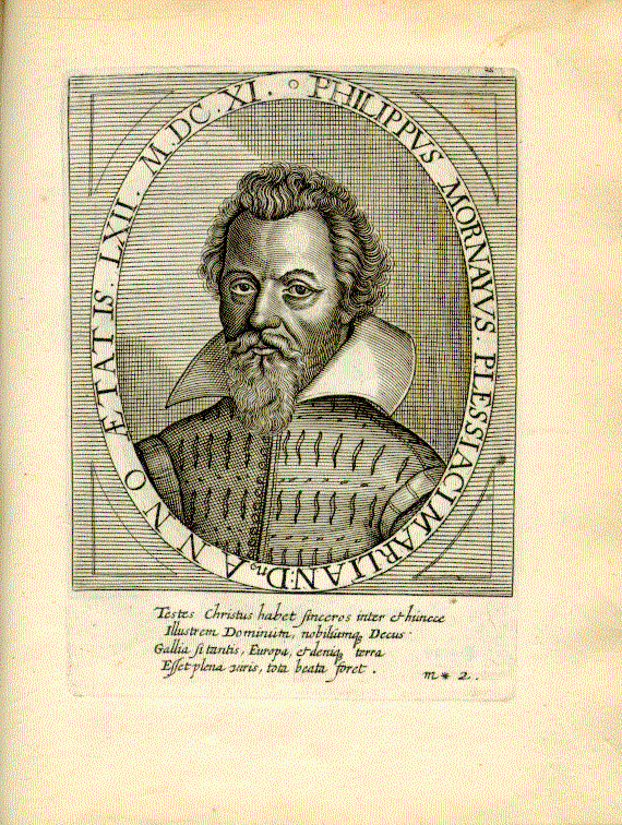 Mornay, Philippe de (1549-1623); Staatsmann, Publizist = m*2