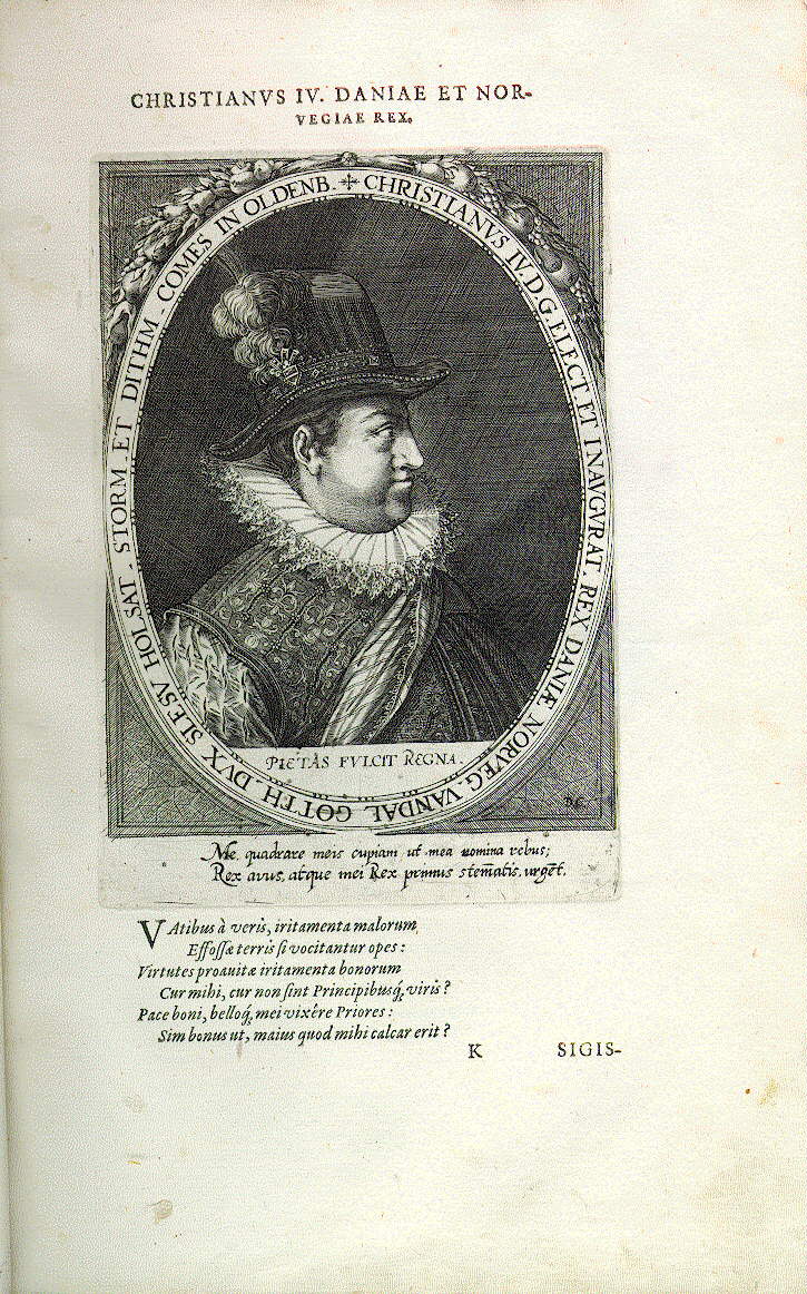 Christian IV., König von Dänemark und Norwegen (*1577, reg. 1588-1648)