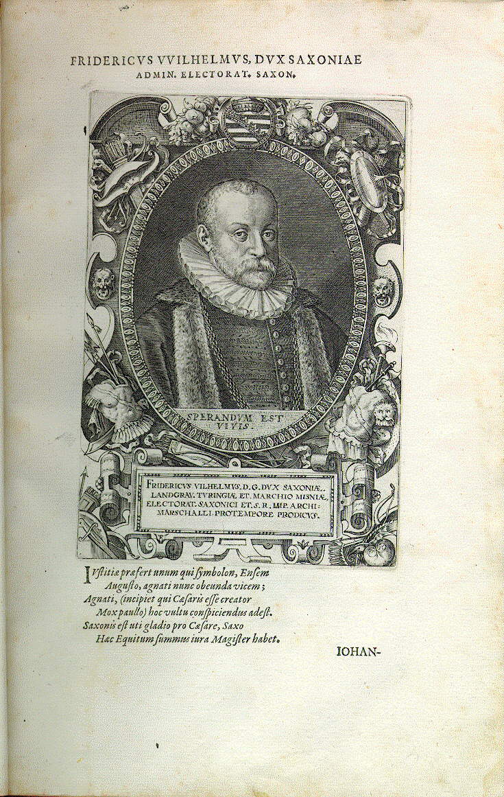 Friedrich Wilhelm von Sachsen-Altenburg, Regent des Kurfürstentums Sachsen (1591-1601)