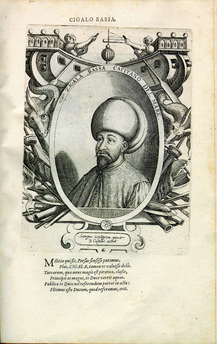 Cigala Pascha (Scipione Cigala, 1549-1604/05, 1561 in türk. Gefangenschaft geraten), türk. Feldherr in Ungarn, 1579 Großwesir