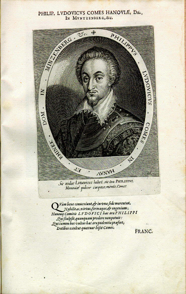 Philipp V. Ludwig Graf von Hanau-Lichtenberg (sein Vater Philipp IV. starb 1590)