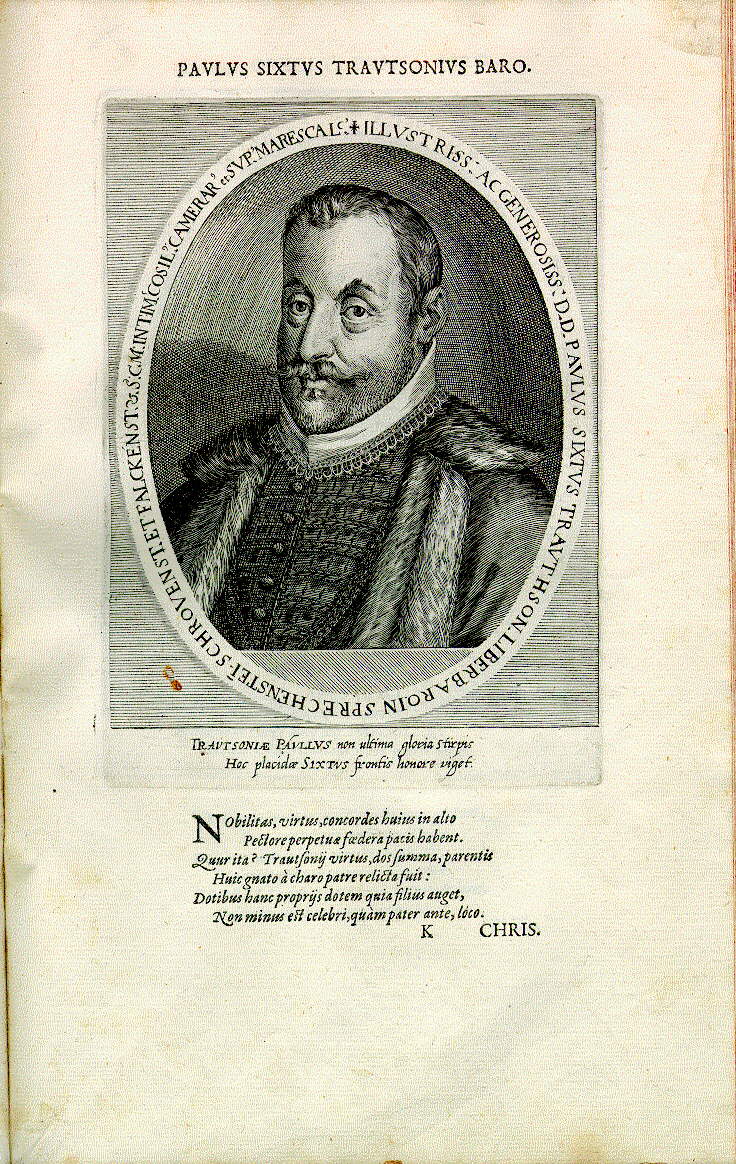 Paul Sixt Graf Trautson (1550-1621), Reichshofrat