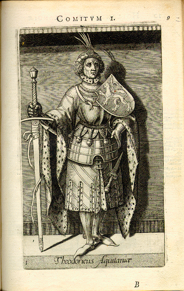 1. Dietrich von Aquitanien (863-903 -Porträt)