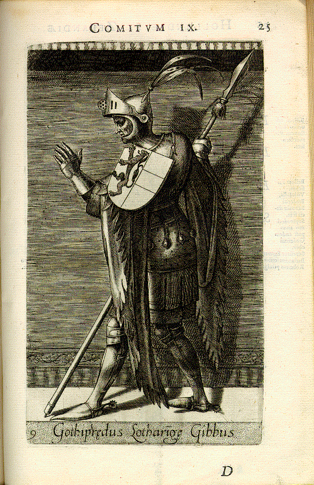 9. Gottfried der Bucklige (1071-1075) - Porträt